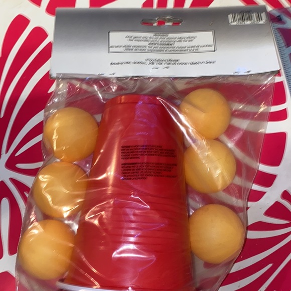 New Beer Pong Drinking Game cups and balls - Picture 5 of 5